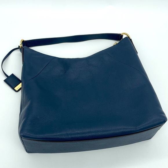 Navy & Gold Michael Kors Purse - Picture 5 of 10